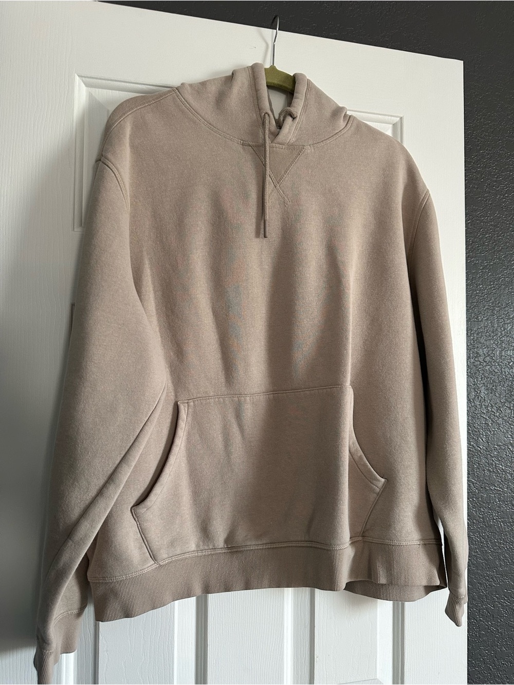 DSG Men's Beige Crewneck Pullover Hoodie